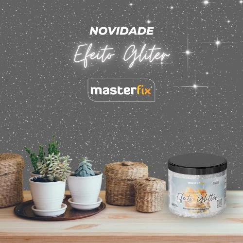 Efeito Glitter Aditivo Para Tintas Acrílicas 600gr Tintas Masterfix